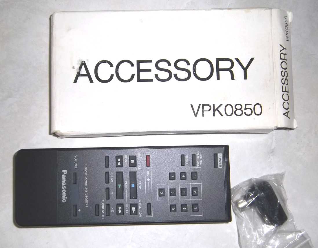 Panasonic VPK0850 - VEQ0747 Remote Control Unit